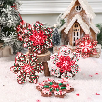 1 BUC Crăciun Fulg de nea Lut Moale Pandantive Decoratiuni de Craciun Pentru Casa de Craciun Pomul de Craciun Ornament Noel Noi Anul 2024 Imagine