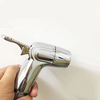 1 BUC Plastic ABS Bideu Cap de Pulverizare Portabile Toaletă Pistol de Pulverizare Curățare Toaletă Rapel Flusher Filet G1/2' Imagine