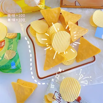 1buc Drăguț Chip Clipuri Gustare Alimente Proaspete Sac de Depozitare Clip Bucătărie Pâine Ambalaje de Etanșare Scoala Document pe Hârtie de Etanșare Clemă Imagine