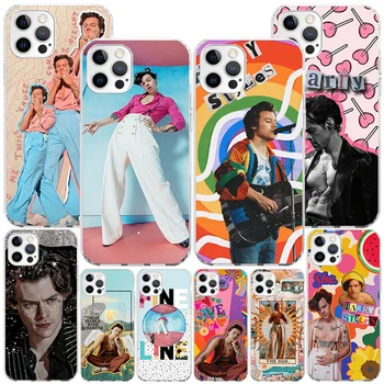 1D H-Harry Styles Linie Fină Phnoe Caz pentru Iphone 11 12 13 Mini 14 15 Pro Max X Xs Xr 7 + 8 + 6S Apple SE 2020 Capac Unic Imagine