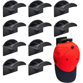 5/8pcs Adeziv Pălărie Rafturi Pentru Perete-Minimalist Sepci de Baseball Cârlige Organizator de Proiectare Pac Capere Suport de Montare pe Perete Pentru Dulap/Usa Imagine