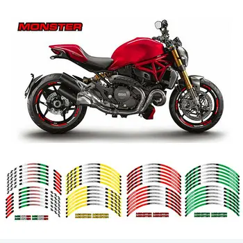 Accesorii motociclete Roata Rim Stripes Decal Pentru DUCATI MONSTER 695 696 795 796 1100 1100 797 821 Imagine