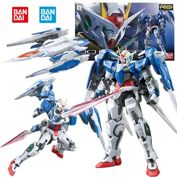 Bandai RG 21 1/144 00 Fonduri GN-0000+GNR-010 Gundam 00 14Cm Original de Acțiune Figura Model de Kit de Asamblat Jucărie Cadou de Colectie Imagine