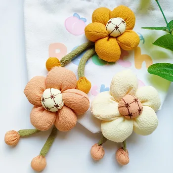 broșe pentru femei de Floarea-soarelui pandantiv pline cu floare de bumbac îmbrăcăminte geanta accesorii Imagine