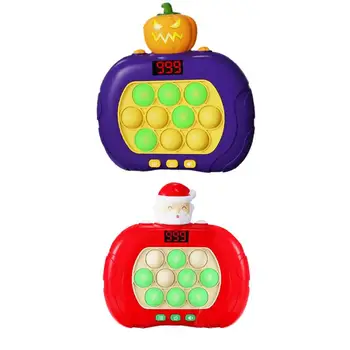Butonul De Puzzle Joc Consola Jucărie Puzzle Cu Moș Dovleac Design Degetul Senzoriale Instruire Montessori, Jucarii Imagine