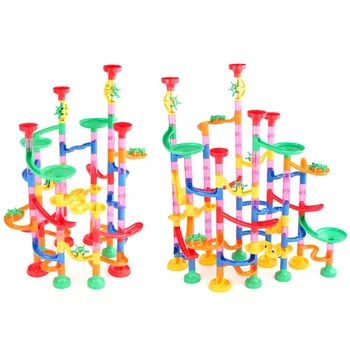 Cadou De Ziua De Nastere Amuzant, Creativ Plastic Marmură Construcție Copii Jucarii Copii Labirint Interesant Distincție Culoare Unisex Diy Imagine