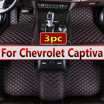 Covorase auto Pentru Chevrolet Captiva 7seat C100 C140 2012~2016 Auto Covoare din Piele de Podea Covoare Pad Interior Piese Accesorii Auto Imagine