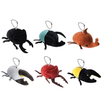 De Pluș Mici Insecte-Beetle Plus Ornament Rucsac Pandantiv Copii Cadou Imagine