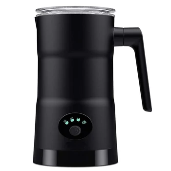 durabil de înaltă calitate, detașabile electric 3-funcția cafea cappuccino din oțel inoxidabil spumant de lapte Imagine