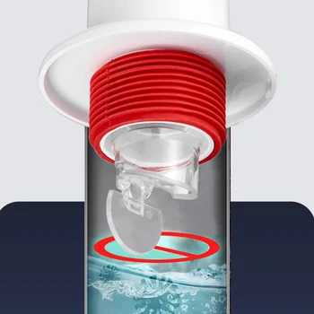 Etaj Filtru Plug Filter disconector Insecte Anti-Miros, Anti-colmatare ABS 75 Dop de Etanșare Inel pentru Baie Bucatarie Imagine