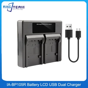 IA-BP105R BP105R IA-BP210R Baterie LCD USB Dual Channel Încărcător pentru SAMSUNG SMX-F500 F501 F530 HMX-F900 F910 F920 H320 Imagine