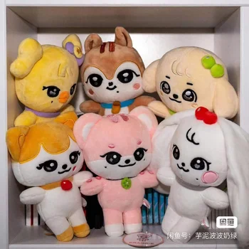 Kpop IVE Cherry Jucărie de Pluș 20cm Kawaii Desene animate Jang Won Young Pluș Drăguț Papusa Perne Umplute Jucărie Pentru Copil Fan Cadou de Ziua de nastere Imagine