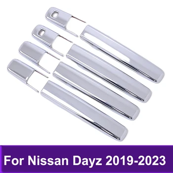 Laterale Cromate Mânerul Ușii Capacului Garnitura Pentru Nissan Dayz 2019 2020 2021 2022 2023 Decor Styling Accesorii Autocolant Imagine
