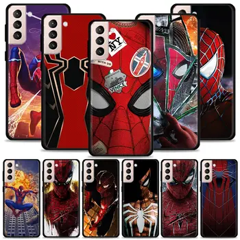 Marvel Spiderman Heros Logo Caz Pentru Samsung Galaxy S20 FE S21 Ultra 5G S20 S10 Lite S8 S9 Plus S10e S7 Edge Silicon Acoperă Shell Imagine