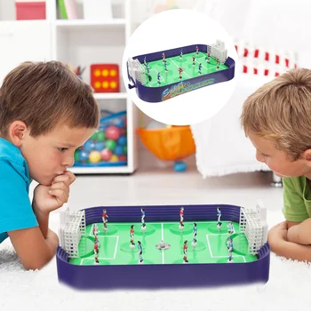 Masa de Fotbal Desktop Degetul Jocuri de Fotbal Blaturi Concurenței Joc Jucarii pentru Părinți și Copii Acasă （ Asortate de Culoare ） Imagine