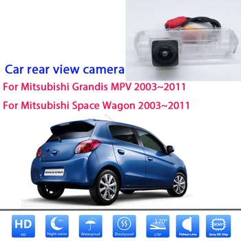 Masina din Spate Vedere aparat de Fotografiat Viziune de Noapte Camera de mers înapoi Back-up HD Camera CCD Pentru Mitsubishi Space Wagon 2003~2008 2009 2010 2011 Imagine