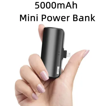 Mini Power Bank 5000mAh Portabil de Încărcare Powerbank de Schimb Telefon Mobil Baterie Externă PoverBank Pentru iPhone, Samsung, Xiaomi Imagine