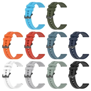 Moale Ceas Silicon Curea 20mm Watchband pentru Active 40mm/watch 42mm/Echipament sport Imagine