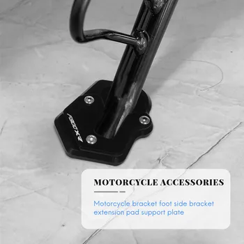 Motocicleta Kickstand Picior Suport Lateral Extensia Pad Placă de Sprijin pentru F900XR F900 XR F 900XR 2020(Negru) Imagine
