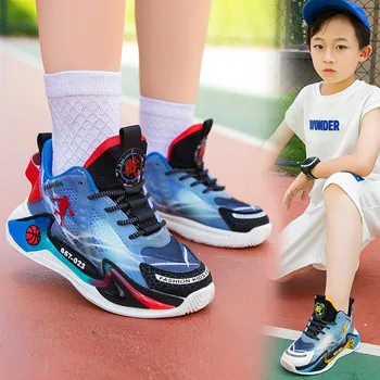 Pantofi de baschet pentru Băieți pentru Copii Pantofi de Sport Ușoare Copii Adidasi Pantofi Moda Barbati Formatori în aer liber Pantofi Confortabili Imagine