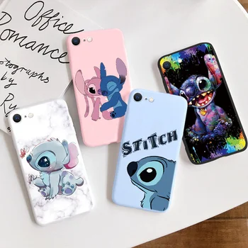Pentru iPhone 7 8 Plus Caz Cusatura Copii Disney din Silicon Capacul din Spate Pentru iPhone SE 2020 2022 SE3 7Plus 8Plus iphone7 Couqe Fundas Imagine