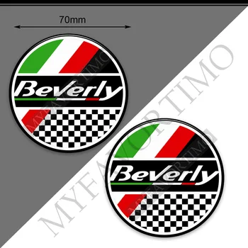 Pentru PIAGGIO Beverly MOTO SCUTER DE 125 300 350 500 3D Emblema, Insigna Logo-ul Autocolante, Decal Motocicleta Ridica Imagine
