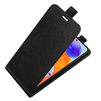 Pentru Xiaomi Mi Redmi Nota 11 Pro 5G Caz Flip Vertical din Piele PU Capac Telefon Coque Fundas Carte Sac Protector чехол Imagine