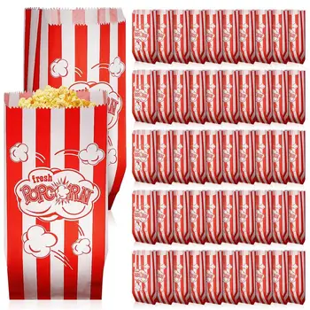 Popcorn Cutie De Hârtie Cutii Gustare Trata Petrecere Recipient Favoarea Bomboane Individuale Gustări Film Mare Filme Containere Părți Cookie Imagine