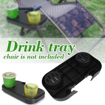 Portabil Scaun Pliant Partea Tava din Plastic Reutilizabile Tava Reglabila fel de Mâncare pentru Decorarea Camerei de Plaja Patty Imagine