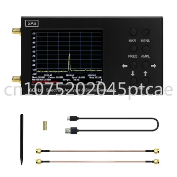 SA6 6GHz Analizor de Spectru Generator de Semnal RF Sursa de Semnal Wi-Fi, 2G, 4G LTE, CDMA, GSM Beidou GPR Imagine