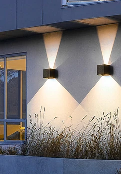 Solar curte lampă de perete de uz Casnic villa ușă lampă de perete Exterior perete lampă lampă în aer liber Imagine