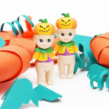 Sonny Înger Orb Cutie 2016 Halloween Seria Mini Cifre Drăguț Papusa Decor Birou Surpriză Ghici Geanta Cadou Jucărie Cadou De Crăciun Imagine