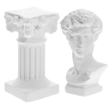 Statuia Ornamente Rășină David Decor Mini Cadouri Ipsos Sculptura Valoare Rafinat Grec De Uz Casnic Imagine