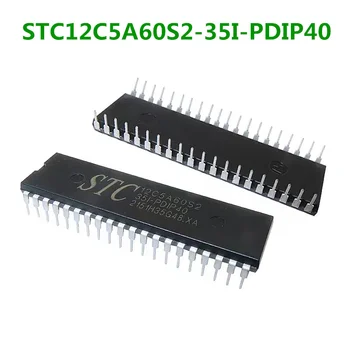 STC STC12C5A60S2-35I-PDIP40 STC12C5A60S2 35I PDIP40 12C5A60S2 Multi-Serie 8051 Single-Chip Microcomputer ISP EEPROM Imagine