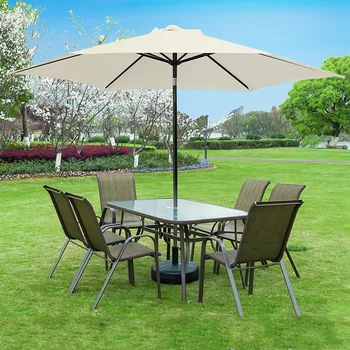 Umbrela de Înlocuire Umbrelă de soare Capac în aer liber, Grădină Baldachin rezistent la apa-Umbrelă Acoperă 6/8Ribs Umbrela Protectie UV Tent Imagine