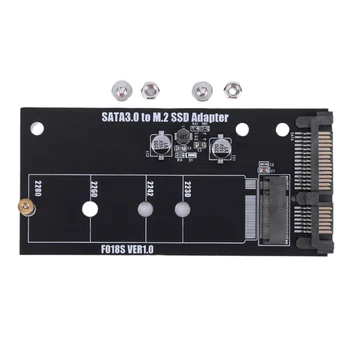 UNITATI SOLID STATE SATA3.0 M. 2 SSD Adaptor Card Pin 22 Interfață Adaptor de Card Nr Drivere Software Necesar Transferul Rapid de Date pentru PC, Laptop Imagine