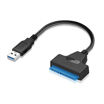 USB 3.0 pentru SATA7+15pin Hard Disk Cablu Convertor 2.5 Inch SSD Hard Disk Imagine