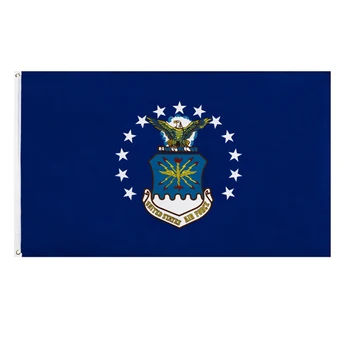 Val USAF pavilion 90*150cm Statele Unite ale americii Air Force Pavilion 3'x5' Banner Garnituri de Alama Premium drapelul Statelor Unite ale americii Imagine