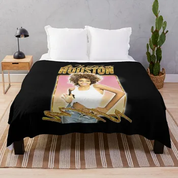 Whitney Houston a Arunca Pătură Decorative Pături Beach Blanket îndrăgostiților idei de cadouri Gigant Canapea Pătură Imagine