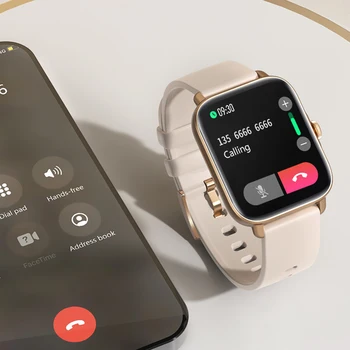 Y22 de Urmărire de Sănătate Smartwatch IP67 rezistent la apa 1.7 inch Touch Screen Bluetooth-Compatibil Răspunde la Apel pentru Android iOS Telefon Imagine